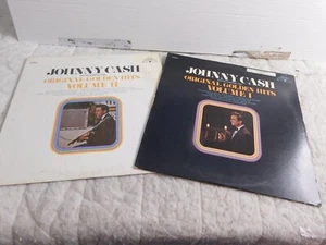 2 VINTAGE JOHNNY CASH COUNTRY 33 RPM LPS - SUN VINYL - Picture 1 of 5