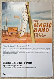 THE MAGIC BAND Back to the Front Promo Poster CAPTAIN BEEFHEART 2003 ATP  - Bild 1 von 1