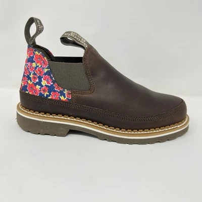 Bota Mujer Georgia Giant Romeo En Rojo/Azul Floral Nueva Sin Caja 8.5M Foto 1 de 4