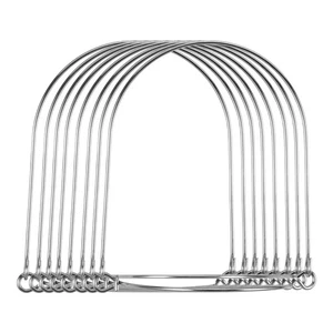 8 Pcs Rings Stainless Steel Metal Hooks Canning Jar Handle Wire Hangers - Picture 1 of 12