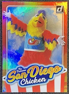 2021 Panini Donruss The Famous San Diego Chicken #263 Foil SP - Bild 1 von 2