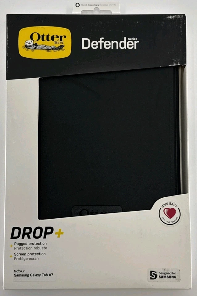 OtterBox Defender Series Case for Samsung Tab A7 Tablets - Black - Image 1 of 4