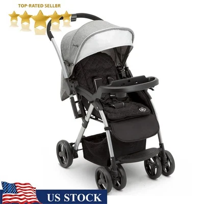 Cochecito de viaje portátil con mango reversible ilimitado para niños pequeños bebés Foto 1 de 4