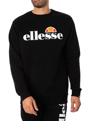 Ellesse Men's SL Succiso Sweatshirt, Black - Image 1 of 4