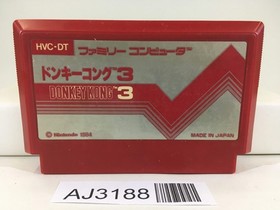 AJ3188 Donkey Kong 3 Nintendo Famicom NES Japan