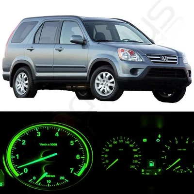Kit de bombillas LED de tablero de instrumentos verdes para Honda CR-V 2002-2006 Foto 1 de 4