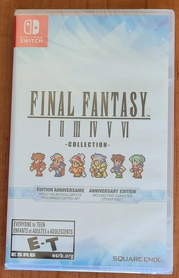 Final Fantasy I-VI Collection Anniversary Edition - Nintendo Switch (NEW) - Image 1 of 4