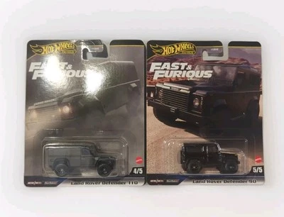 Lot Of 2 Hot Wheels Land Rover 90 & 110 - Image 1 of 2