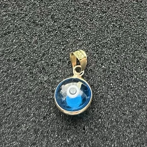 14k Evil Eye Pendant AB - Picture 1 of 3