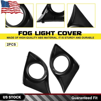 2X Cubierta de luz antiniebla delantera para Lexus IS250 IS350 2011-2013 accesorios negro Foto 1 de 4