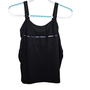 Nike Dri-Fit Just Do It Black Activewear Tank Top Athletic Sleeveless Shirt S - Picture 1 of 8