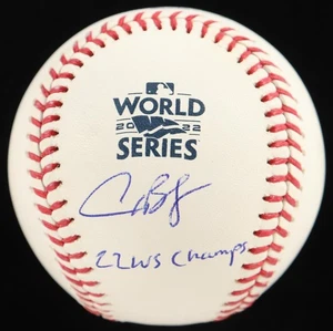 Alex Bregman Signed Autographed 2022 World Series Baseball Beckett COA - Picture 1 of 2