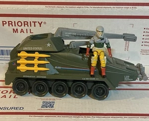 1987 G.I. Joe Persuader Vintage Fahrzeug 100% komplett mit Driver Backstop Figur - Bild 1 von 12