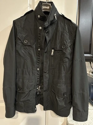 Chaqueta Polo Ralph Lauren Militar Field Utility Negra XS Cremallera Botón Capucha Foto 1 de 4