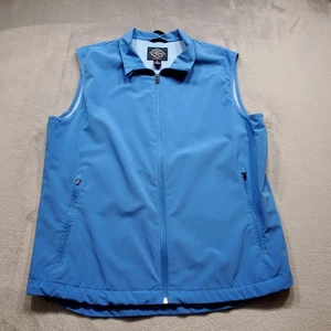 Chaleco de exterior resistente al viento St. John’s Bay Performance azul para hombre talla M - Imagen 1 de 10