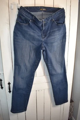 Pantalones de mezclilla para mujer Lee Related Fit azul índigo talla 16, usados (W16, W16) Foto 1 de 4