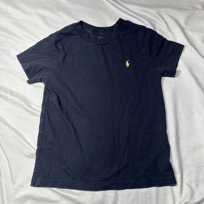 Camiseta Polo Ralph Lauren Niño Talla 4/4t Azul Muy Oscuro/Negro Dorado Logo Caballo  Foto 1 de 4