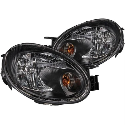 Anzo Headlights 121030 Clear W/Black Housing 2003-2005 Fits Dodge Neon Foto 1 de 3