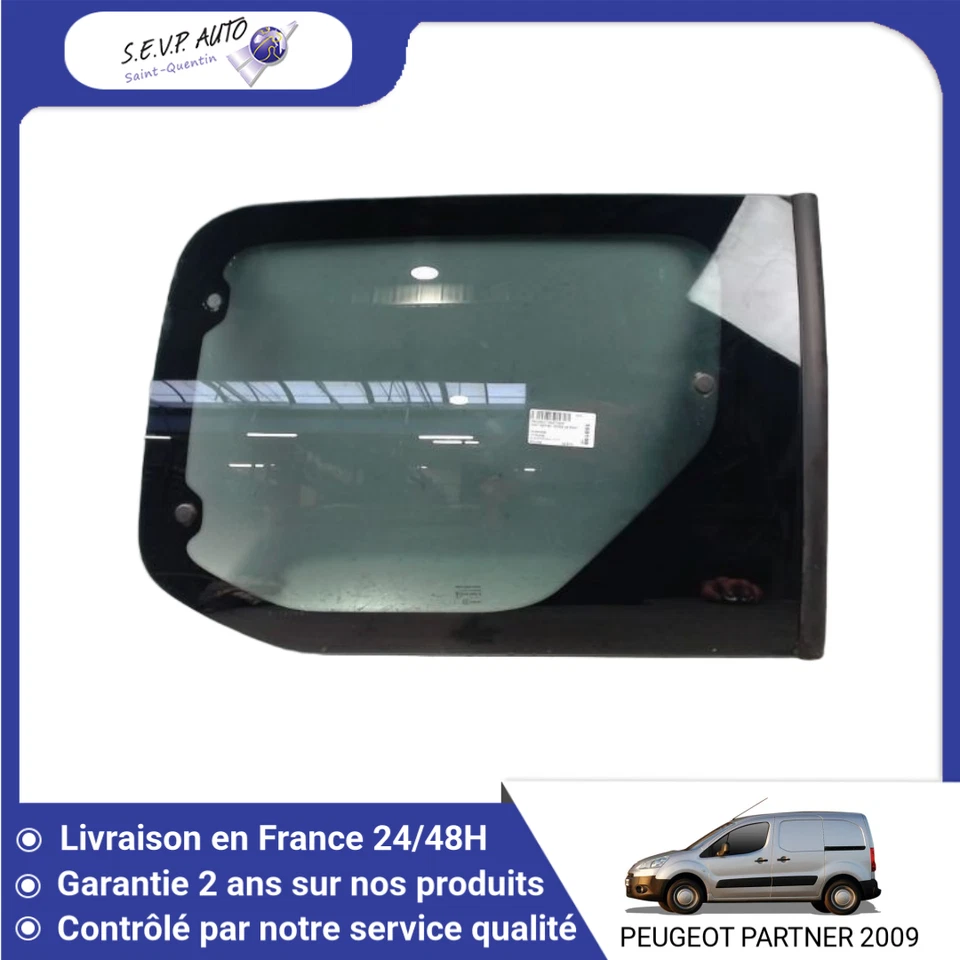 🇫🇷 GLACE PANNEAU LATERAL GAUCHE PEUGEOT PARTNER TEPEE 2008- ➤8569TZ ♻️ - Photo 1/1