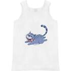 'Crazy Cat' Adult Vest / Tank Top (AV038391)