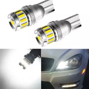 2Pcs 6000K Super Bright 2825 W5W T10 LED Bulbs for Mercedes-Benz E350 E550 W212 - Picture 1 of 5