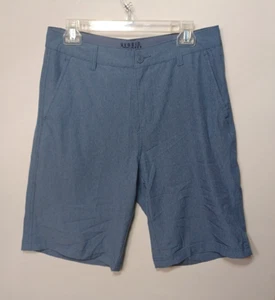GOTCHA Hybrid Shorts Men's size 32 Blue Flat Front Chinos - Picture 1 of 7