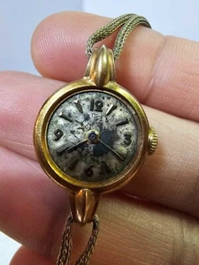 Sultana? RARE -18k gold 750 tested" women's wristwatch - READ...READ...- S20 - Picture 1 of 10