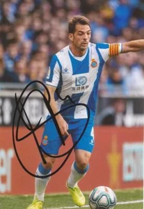 RCD ESPANYOL: VICTOR SANCHEZ SIGNED 6x4 ACTION PHOTO+COA - Picture 1 of 1