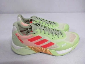 Adidas Terrex Agravic Flow 2.0 Gore-Tex Trail Running Shoes Mens 8.5 Men's Lime - Picture 1 of 10