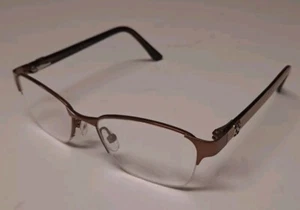 Ann Taylor Petite Rosegold Metall Halbrand Brillengestell ATP701 C02 48 16 125 - Bild 1 von 9