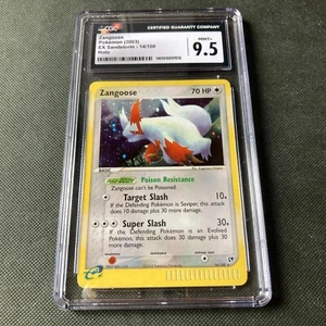 Pokémon JCC Zangoose Sandstorm 2003 14/100 holo raro CGC 9,5 como nuevo+ - Imagen 1 de 7