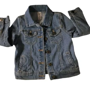 Carter's Jean Jacket Kids 4, Blue Denim Button Up Pockets Classic - Picture 1 of 3
