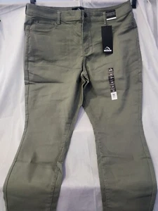 Jordache Jeans, Super Skinny Ankle, Deep Lichen Green, Size 20 **BRAND NEW** - Picture 1 of 4