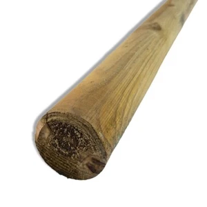 Palo tondo in legno da Ø12 cm per 200 cm, in Pino impregnato, per recinzioni - Foto 1 di 5