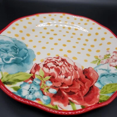 "Plato de ensalada de postre The Pioneer Woman Blossom Jubilee amarillo 8,5"" REEMPLAZO"  Foto 1 de 4