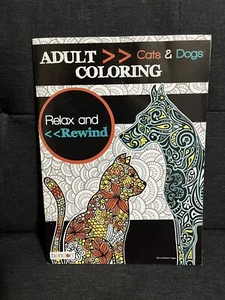 Malbuch Erwachsene KATZEN UND HUNDE - ENTSPANNEN UND ZURÜCKSPULEN Serie 632 20102 01/17 - Bild 1 von 2