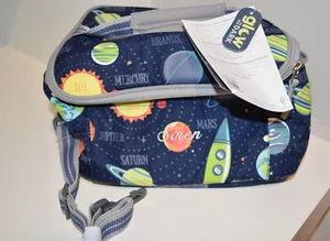 Pottery Barn Mackenzie Marineblau Sonnensystem Mittagessen Retro Tasche Soren Personalisierung - Bild 1 von 2