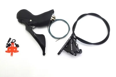 Shimano 105 ST-R7025 BR-R7070 2S Left/Front Disc Brake Shift Lever + Caliper - Image 1 of 4