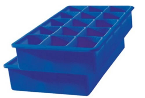 Cubo perfecto de silicona bandejas para cubitos de hielo fabricante de moldes por Tovolo 2pk - azul #T12007 Foto 1 de 1