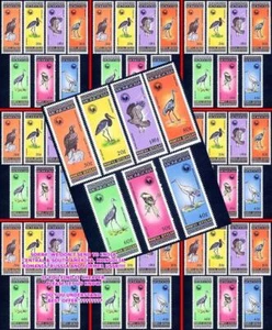 ๐ MONGOLIA 1985 BIRDS x100 (FULL SHEETS) MNH - Picture 1 of 1