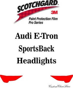 3M Scotchgard Paint Protection Film Pro Series 2021 2022 Audi E-Tron Sportback - Picture 1 of 3