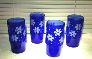 Tupperware "Think Ahead" Schneeflocke Aquarell Becher. 14oz. Blau. Neu. Selten. - Bild 1 von 5