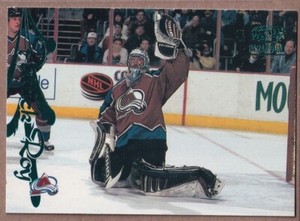 1997-98 Paramount Emerald Green #54 Patrick Roy - Colorado Avalanche