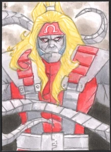 OMEGA RED Sketch card by Artist Turtle Original Art - Picture 1 of 1