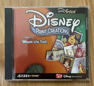 Print Artist Disney Print Creations Winnie The Pooh PC CD ROM - Picture 1 of 3