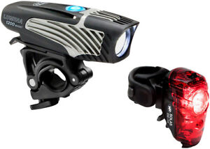 NiteRider Lumina 1200 Boost Headlight Bike Light Lumen + Solas 250 Taillight USB