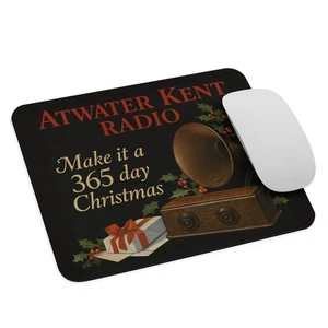 Vintage Style Mouse Pad – Atwater Kent Radio “WHO” Retro Advertising – 9.5x7.75” - Picture 1 of 4