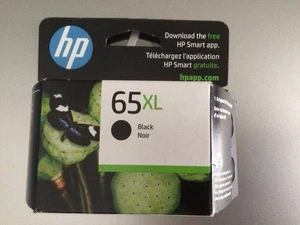 New HP 65XL Black Ink Cartridge New Unopened Box Expiration Date April 2025 - Zdjęcie 1 z 3