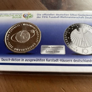 10 Euro Gedenkmünze-BRD FIFA Fußball WM - Bild 1 von 3
