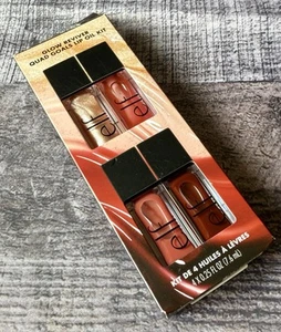 E.L.F. Lippenöl Set Glow Reviver Quad Goals 4 Glosse Brandneu - Bild 1 von 4